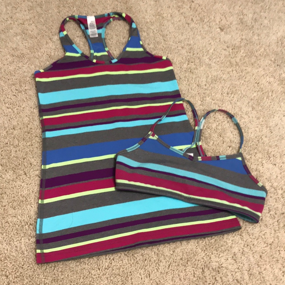 Ivivva tank and bra